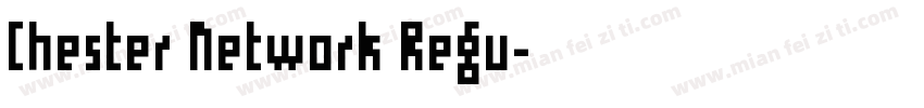 Chester Network Regu字体转换